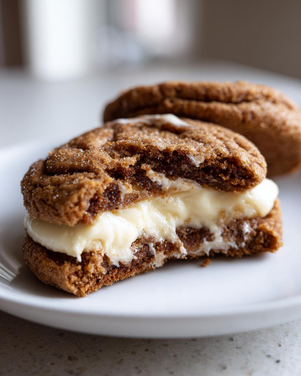 Gingerbread Cheesecake Cookies - detail 1