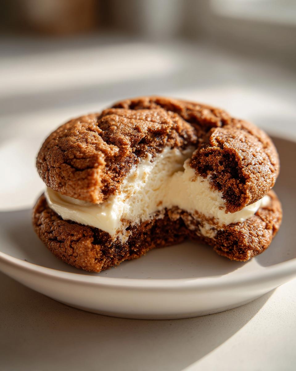 Gingerbread Cheesecake Cookies - detail 2