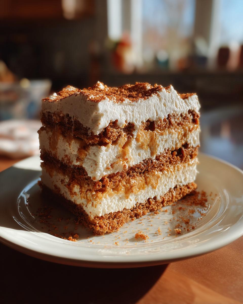 Gingerbread Icebox Cake - detail 1
