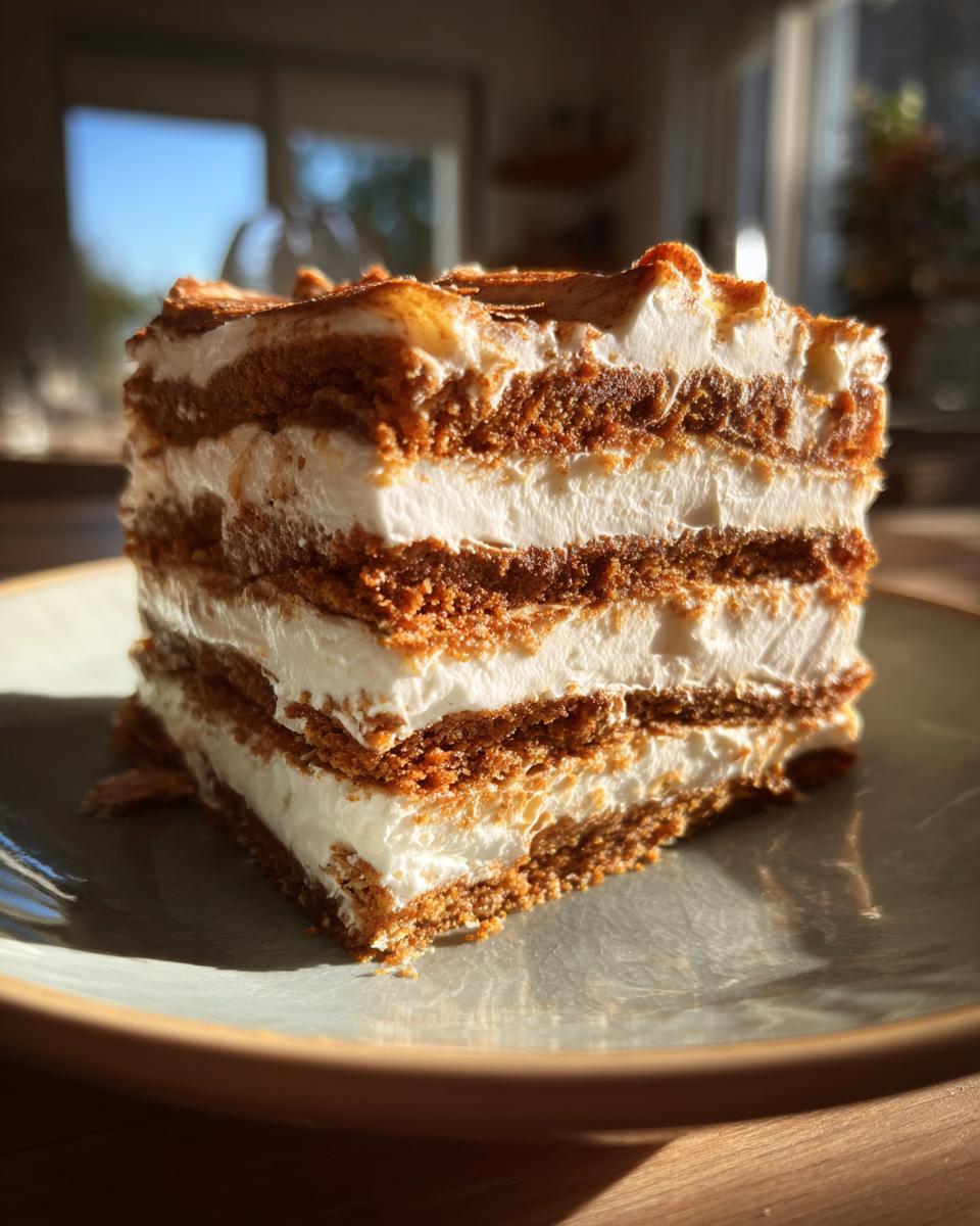 Gingerbread Icebox Cake - detail 2