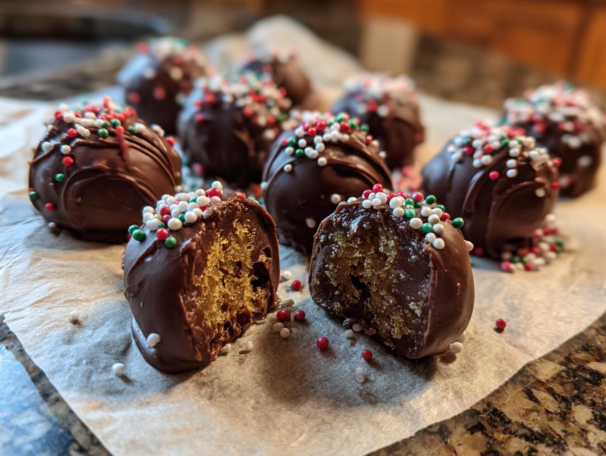 Sinful Gingerbread Truffles: A Shockingly Easy Recipe