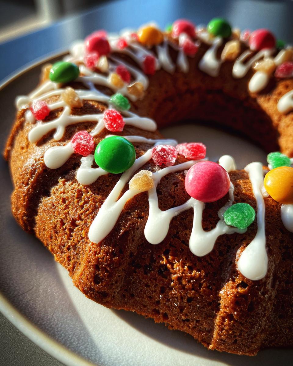 Gingerbread Wreath - detail 2