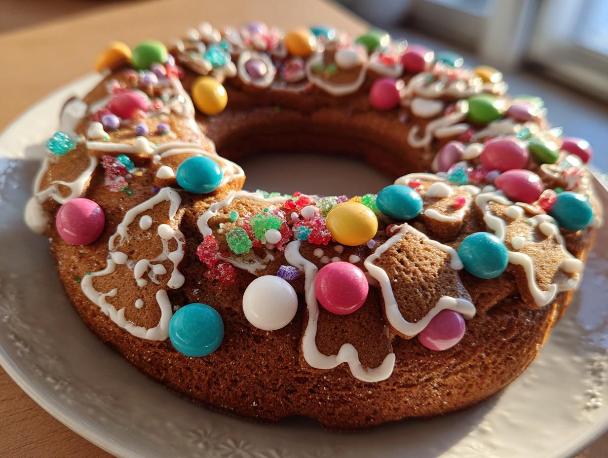 Devastatingly Delicious Gingerbread Wreath in 2 Hours