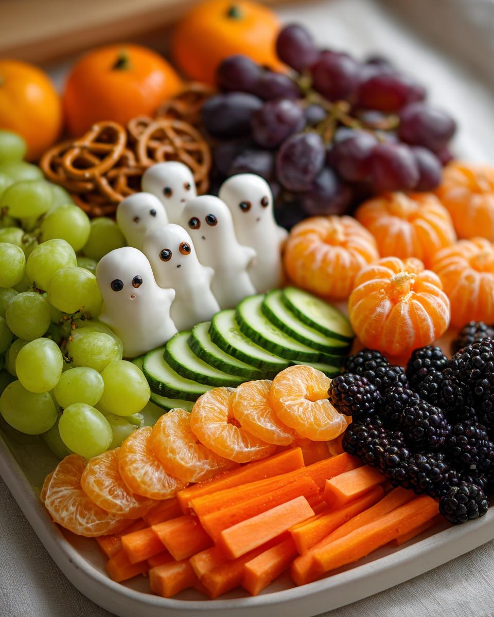 Haunted Halloween Fruit And Veggie Platter - detail 1