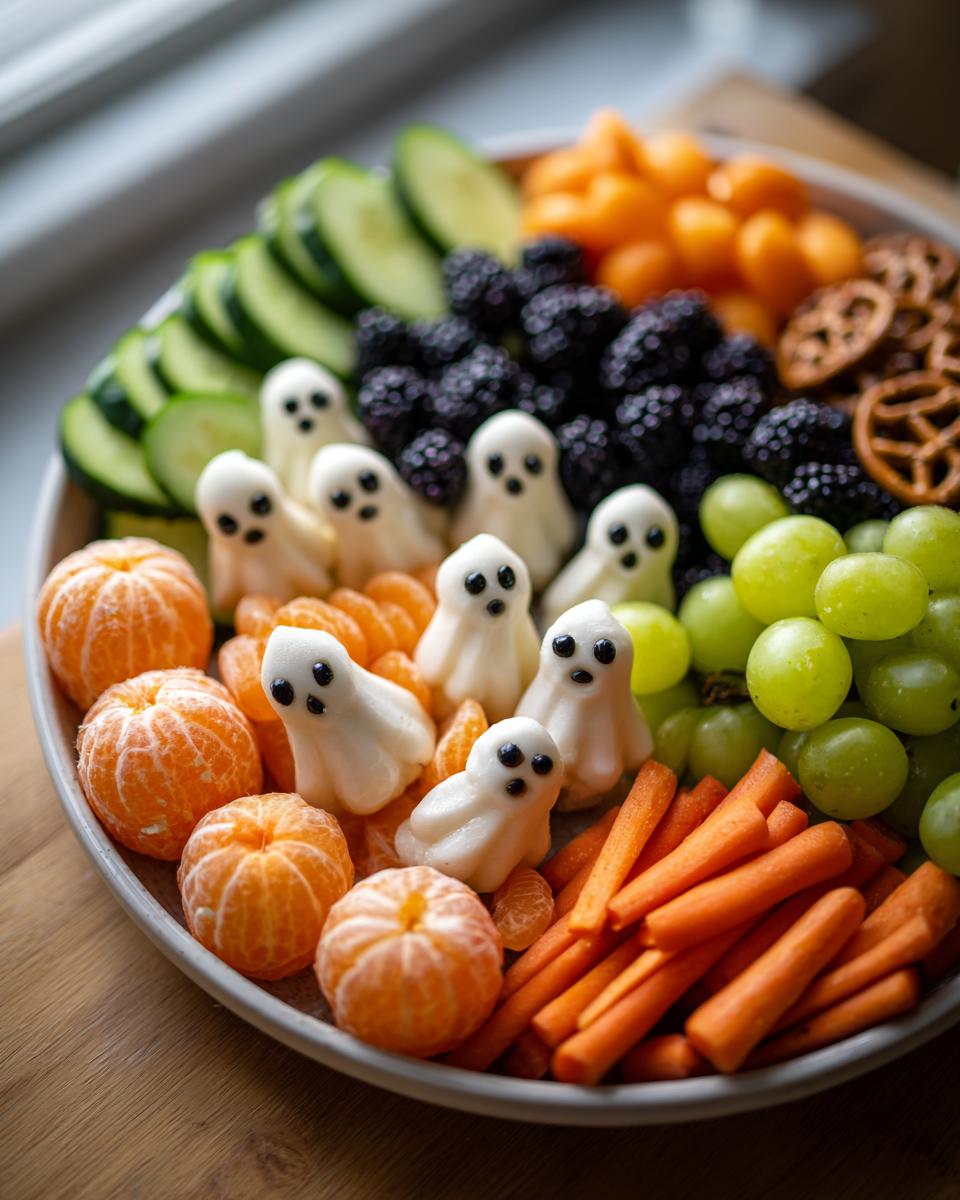 Haunted Halloween Fruit And Veggie Platter - detail 2