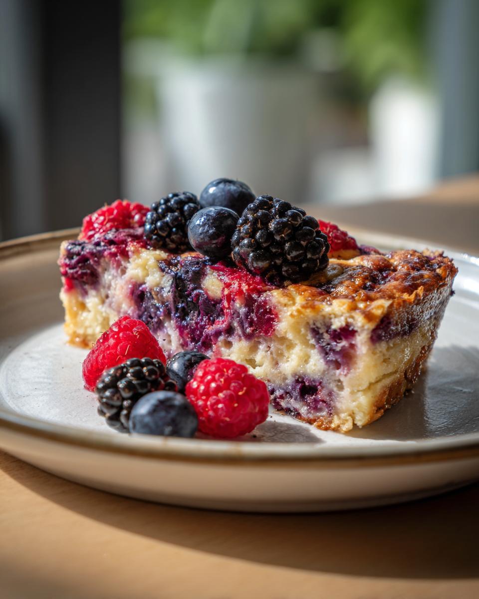 High Protein Triple Berry Bake - detail 1