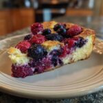 High Protein Triple Berry Bake
