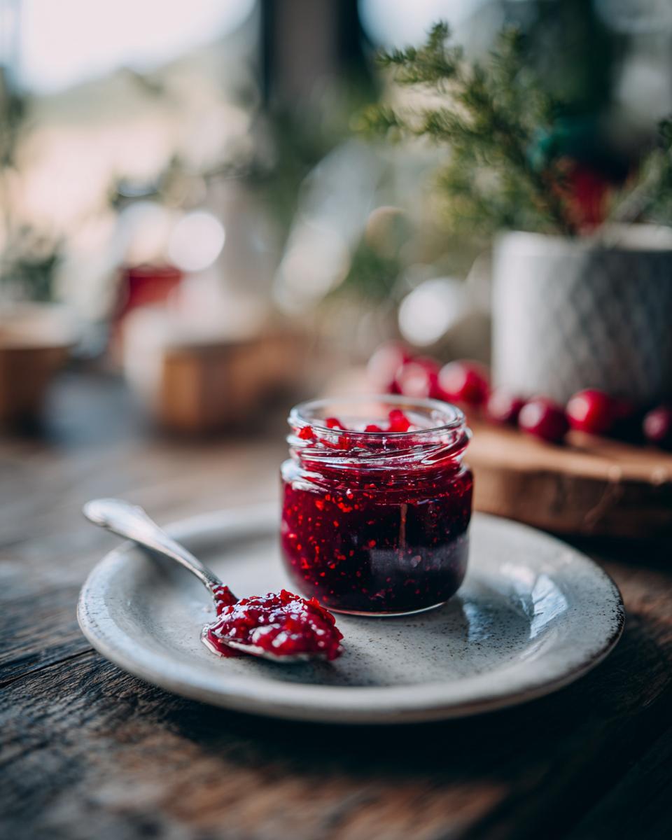 Homemade Christmas Jam With Berries And Spice - detail 2