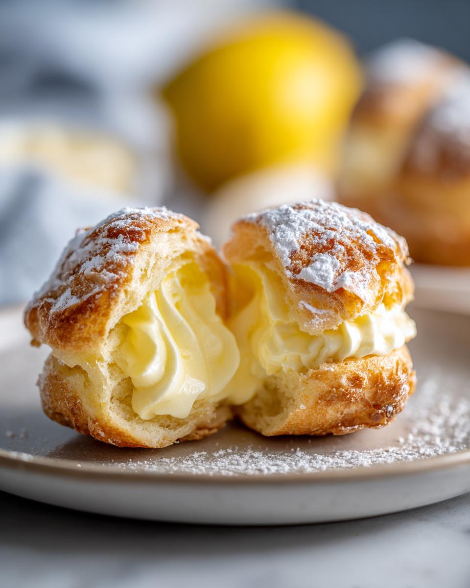 Lemon Cream Puffs - detail 1