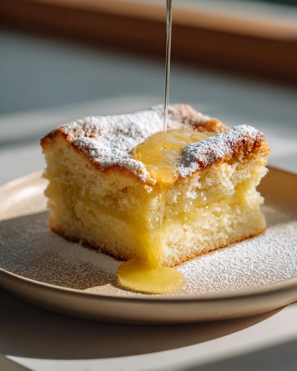 Lemon Dump Cake - detail 3