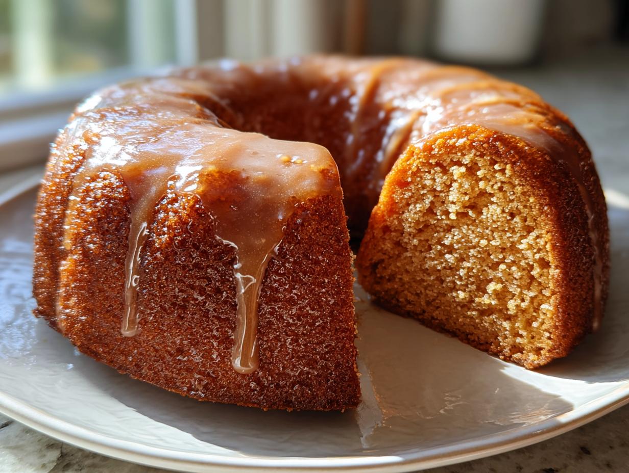 Failproof Maple Brown Sugar Bundt Cake with Maple Glaze