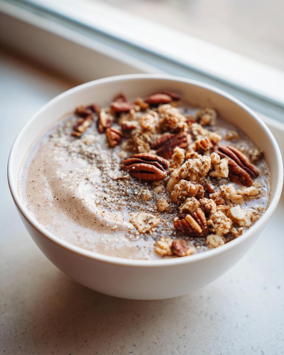 Maple Pecan Smoothie Bowl - detail 3