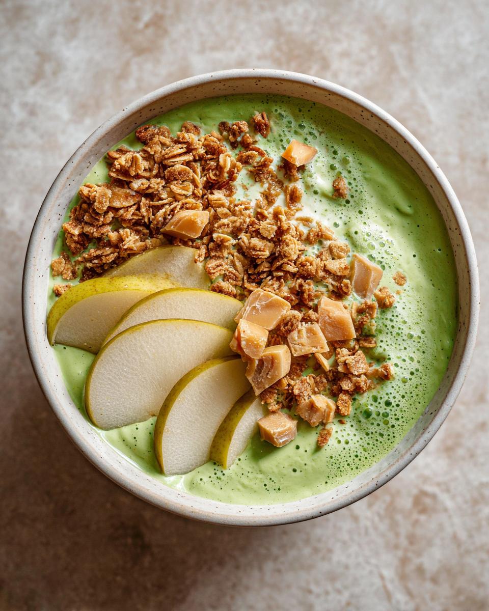 Pear Ginger Smoothie Bowl - detail 1
