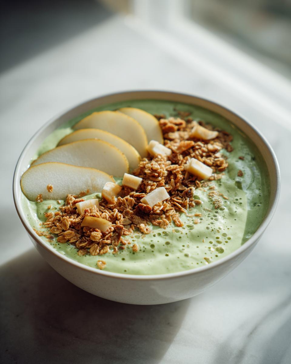 Pear Ginger Smoothie Bowl - detail 3
