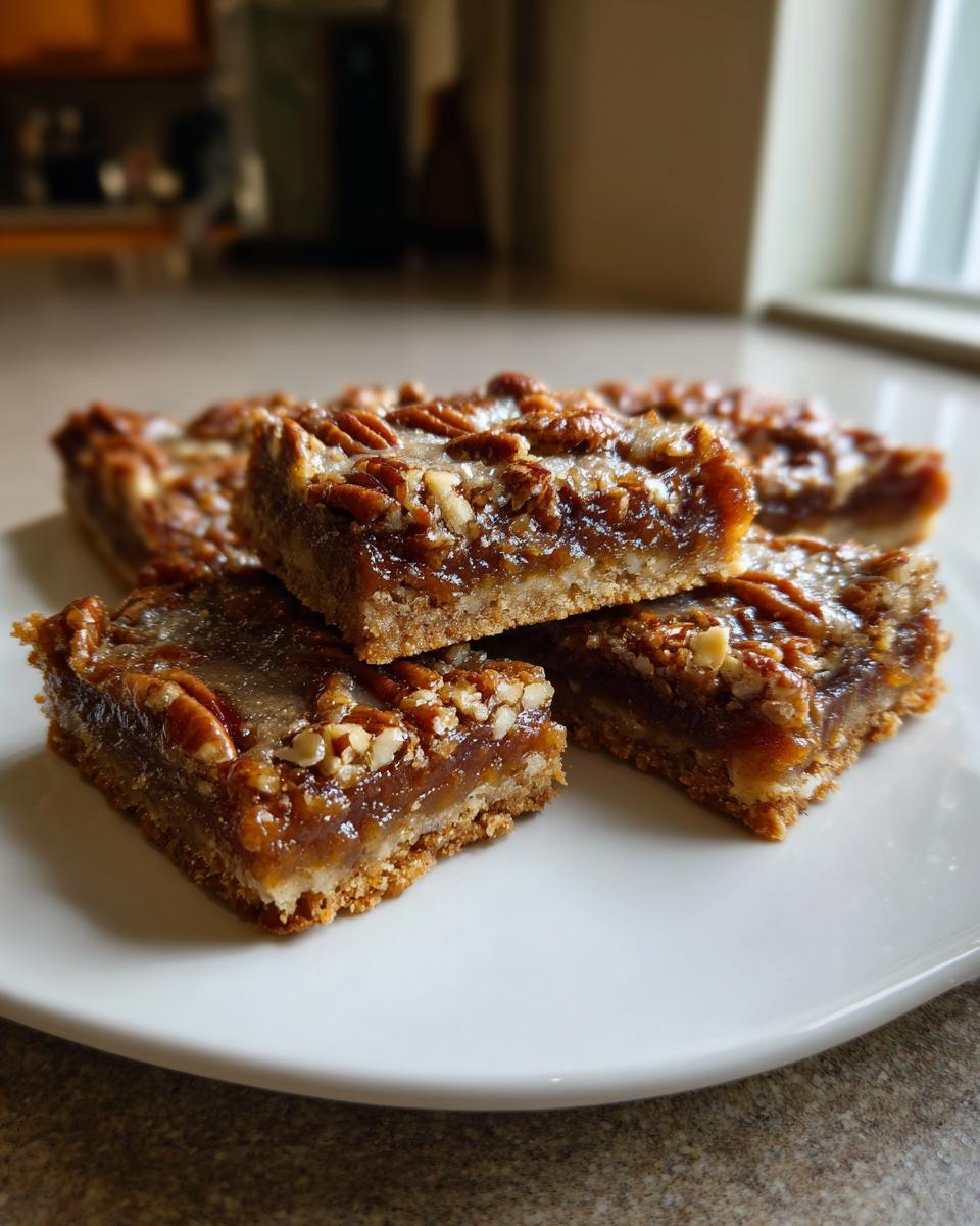 Pecan Pie Bars - detail 1