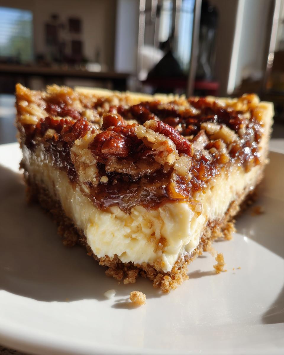 Pecan Pie Cheesecake - detail 1