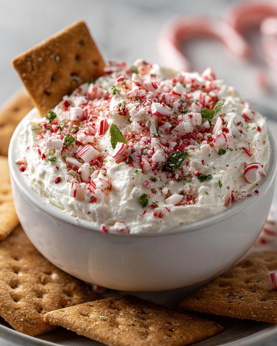 Peppermint Cheesecake Dip - detail 1