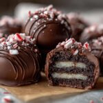 Peppermint Oreo Truffles