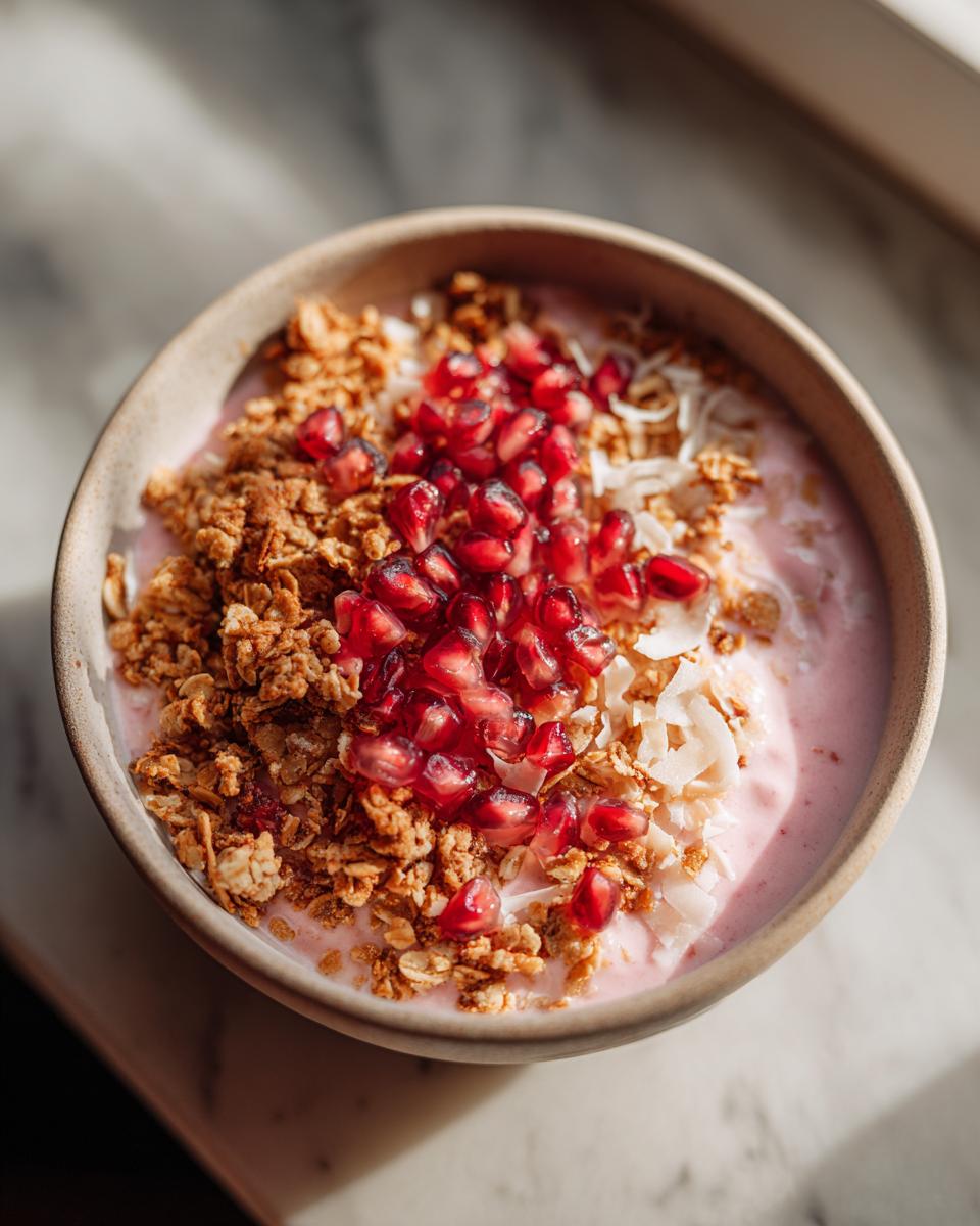 Pomegranate Smoothie Bowl - detail 1