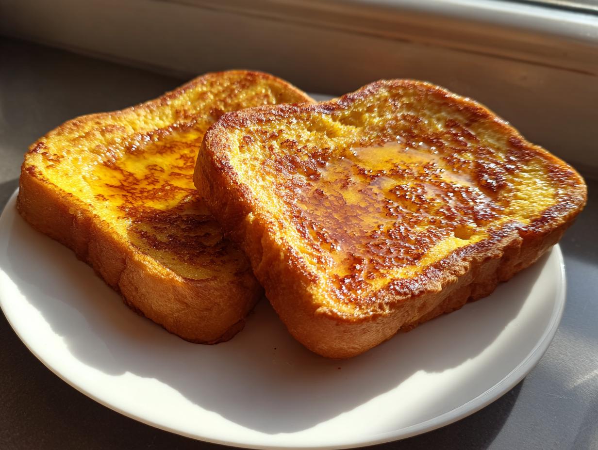 Delicious Pumpkin French Toast Breakfast