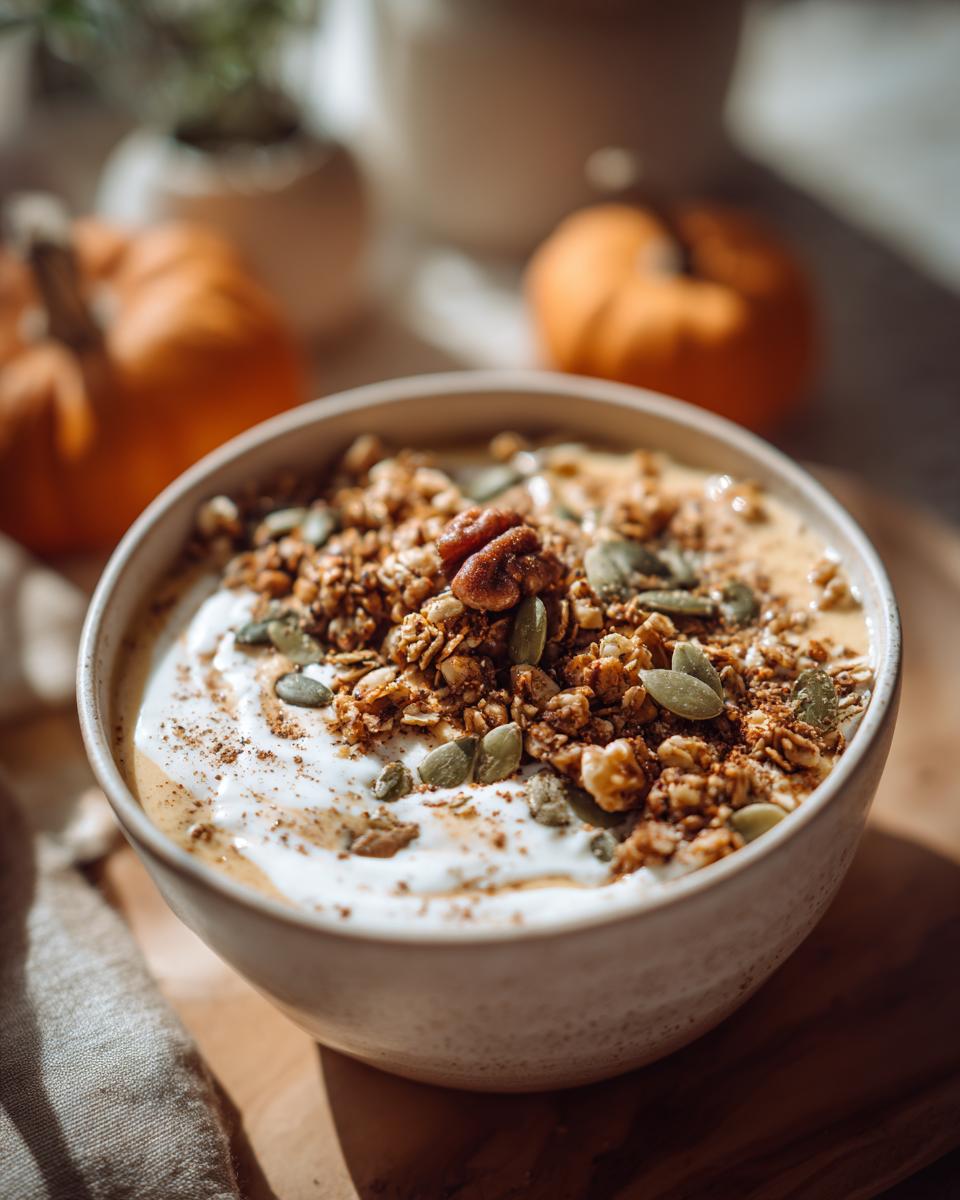 Pumpkin Pie Smoothie Bowl - detail 2