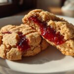 Raspberry Christmas Cookies With Jam Filling