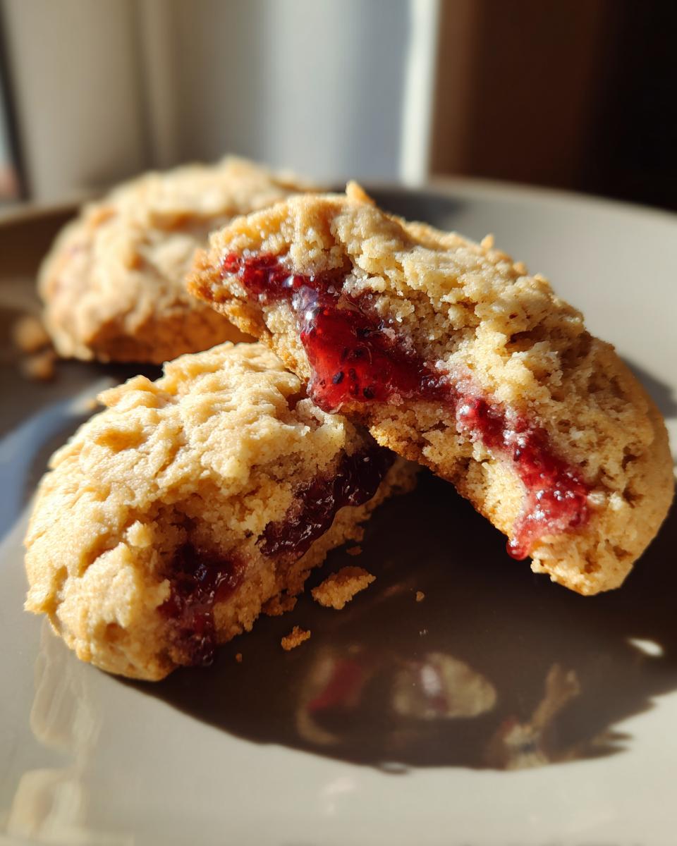 Raspberry Christmas Cookies With Jam Filling - detail 2