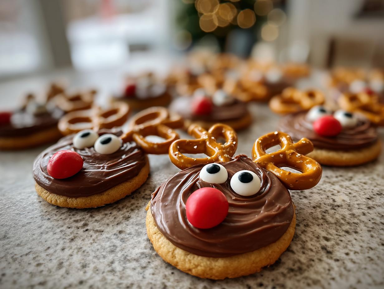 Delightful Reindeer Cookies: Dazzle With Just 7 Ingredients