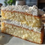 Simple Vanilla Sponge Cake Recipe with Whipped Cream Layers