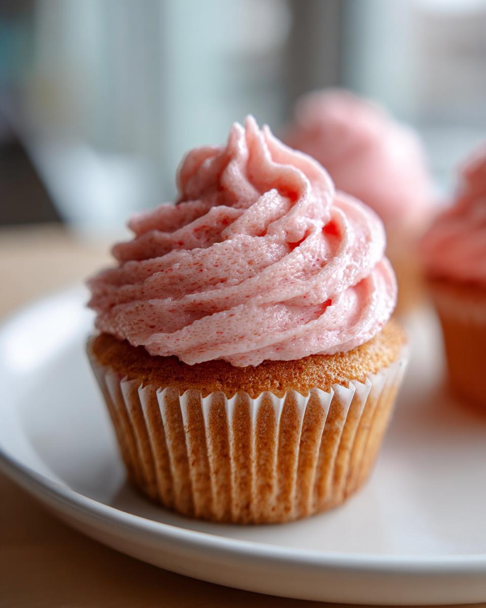 Strawberry Buttercream Frosting - detail 3
