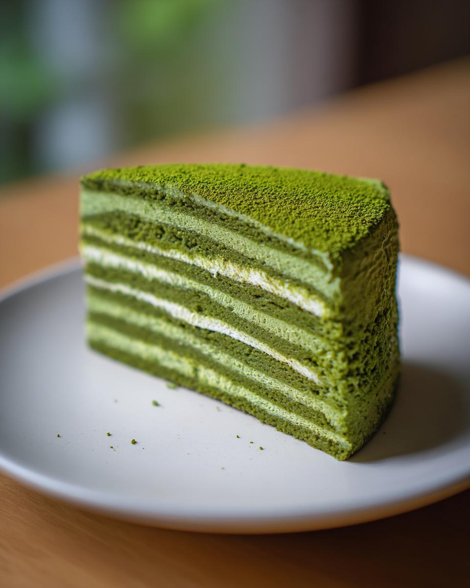 Vegan Matcha Cake - detail 1