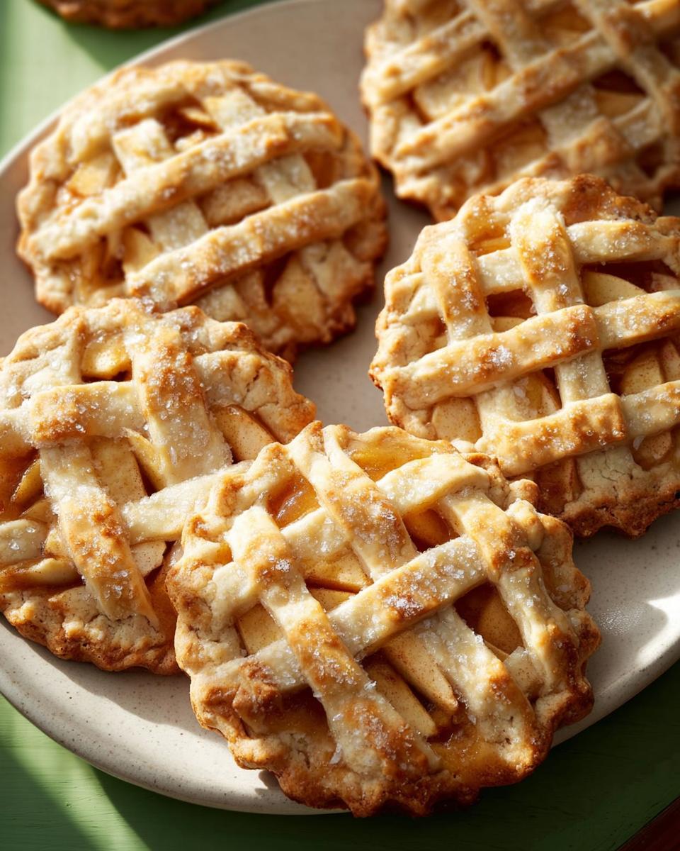 Apple Pie Cookies Recipe with Lattice Crust - detail 3