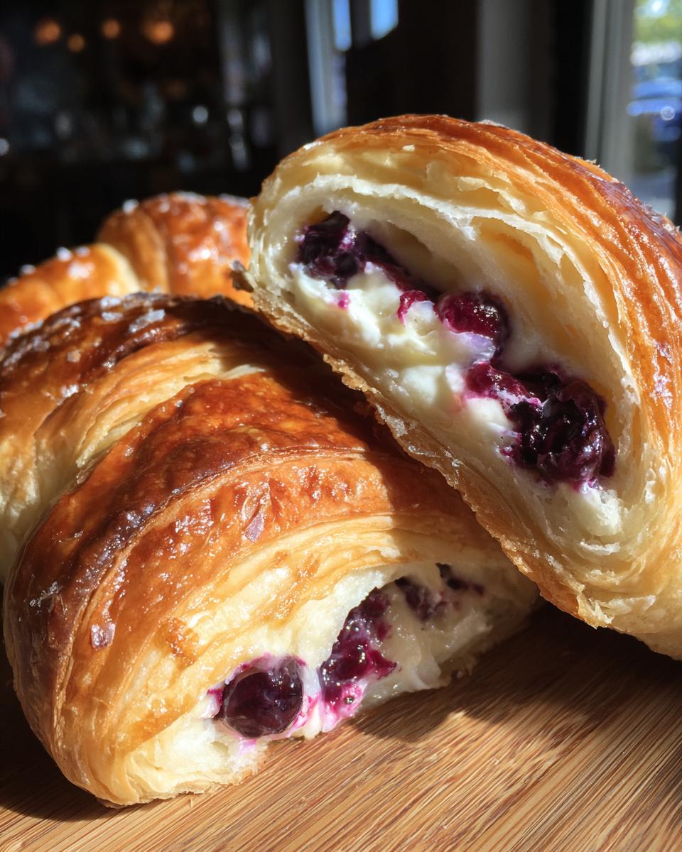 Blueberry Cream Cheese Crescent Rolls - detail 1