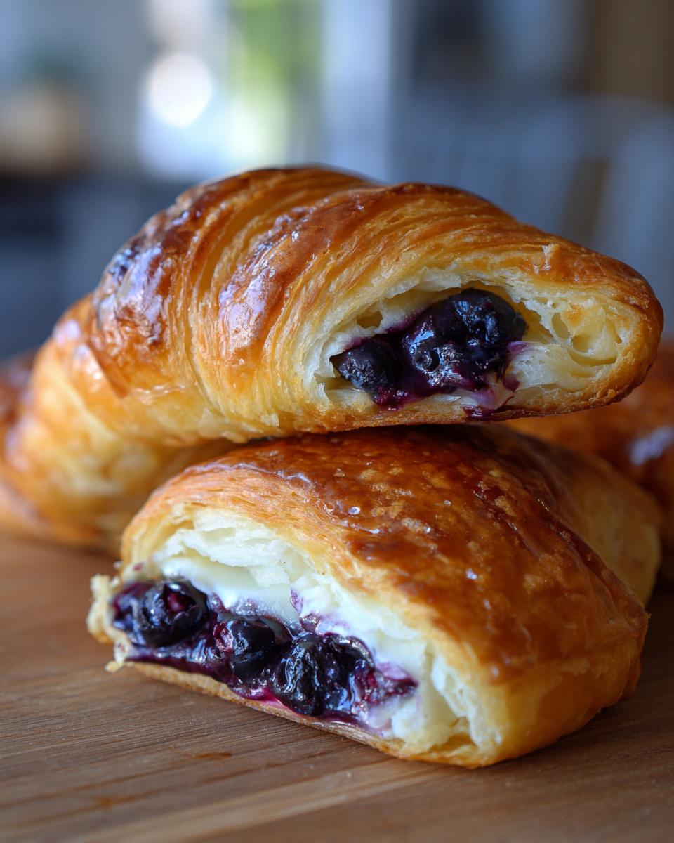 Blueberry Cream Cheese Crescent Rolls - detail 2