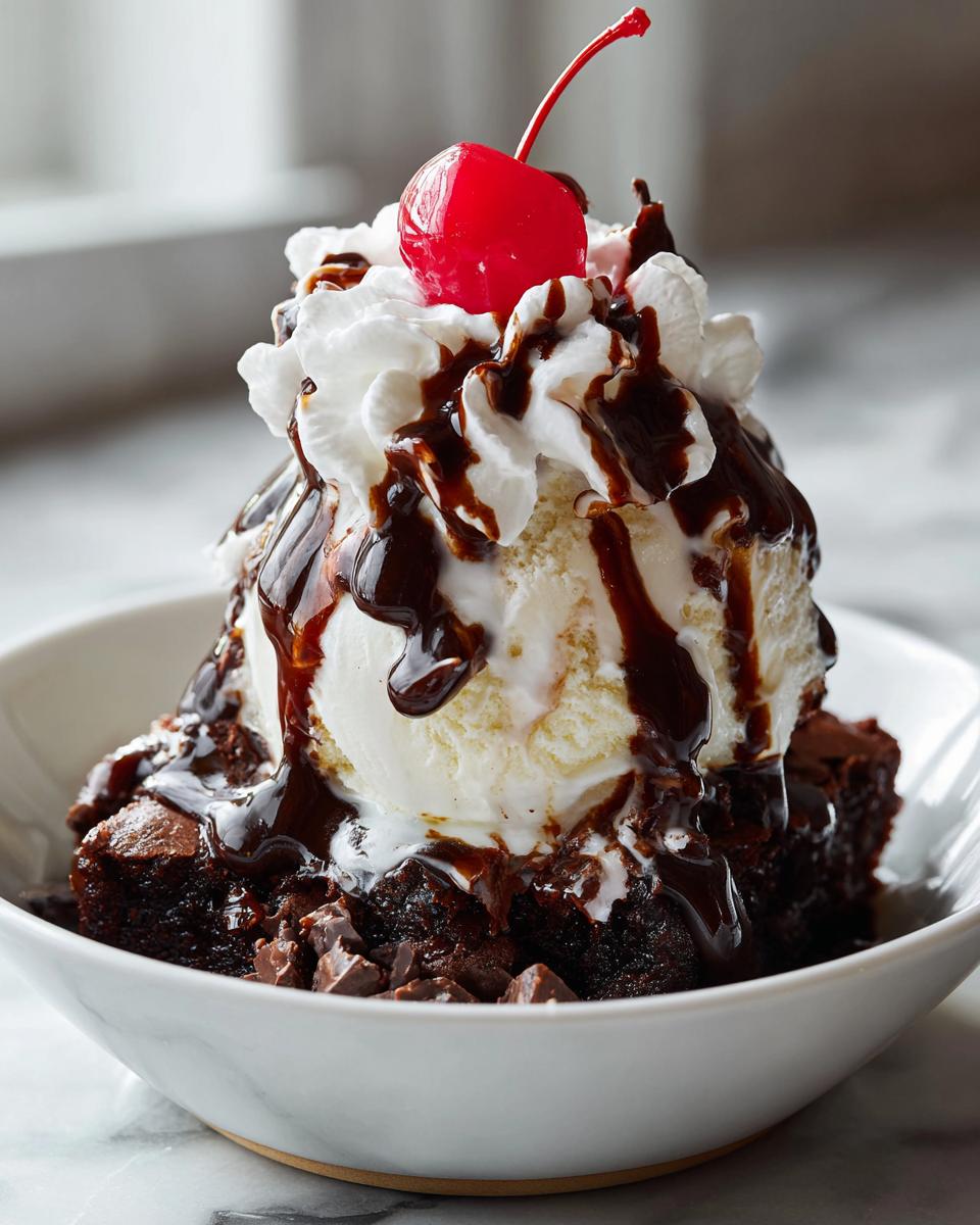 Brownie Sundae - detail 2