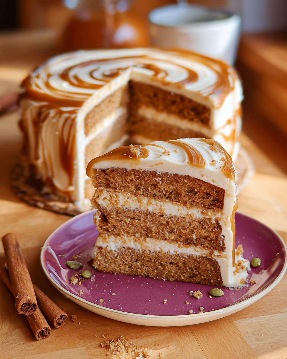 Caramel Chai Spice Cake - detail 1