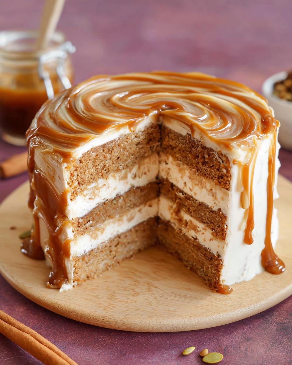 Caramel Chai Spice Cake - detail 2