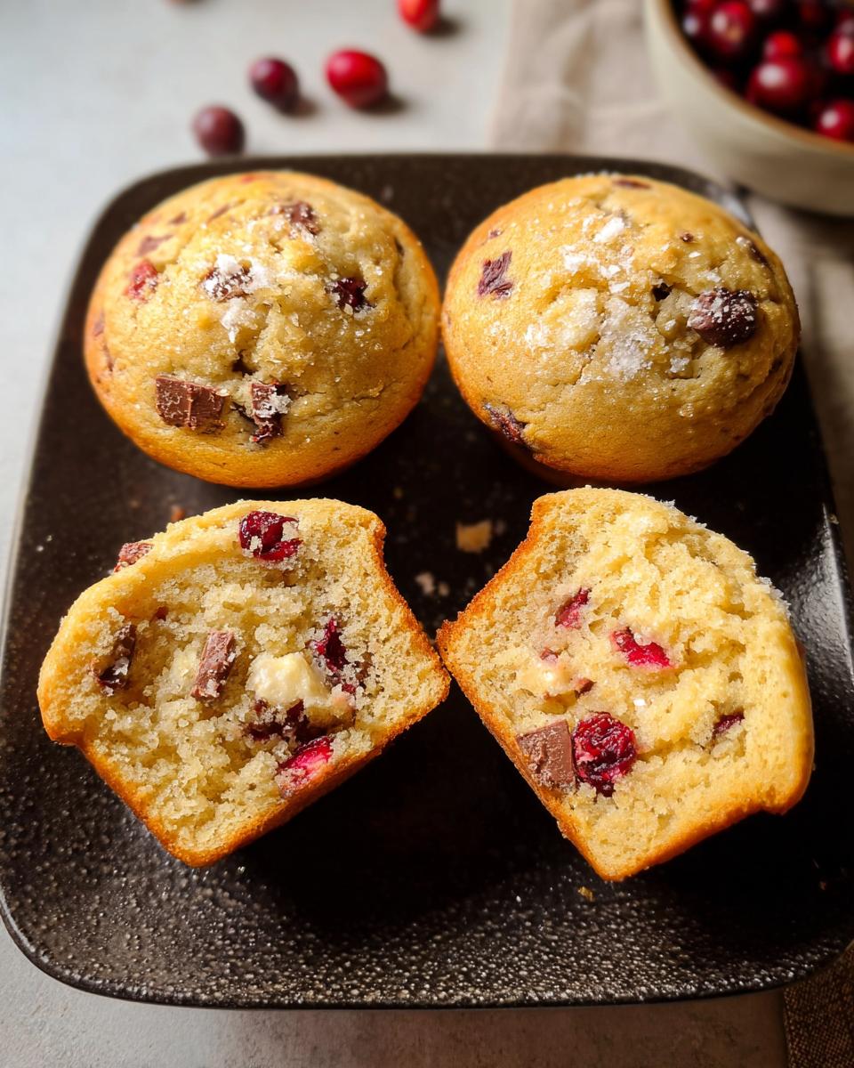 Chocolate Cranberry Muffins Recipe - detail 1