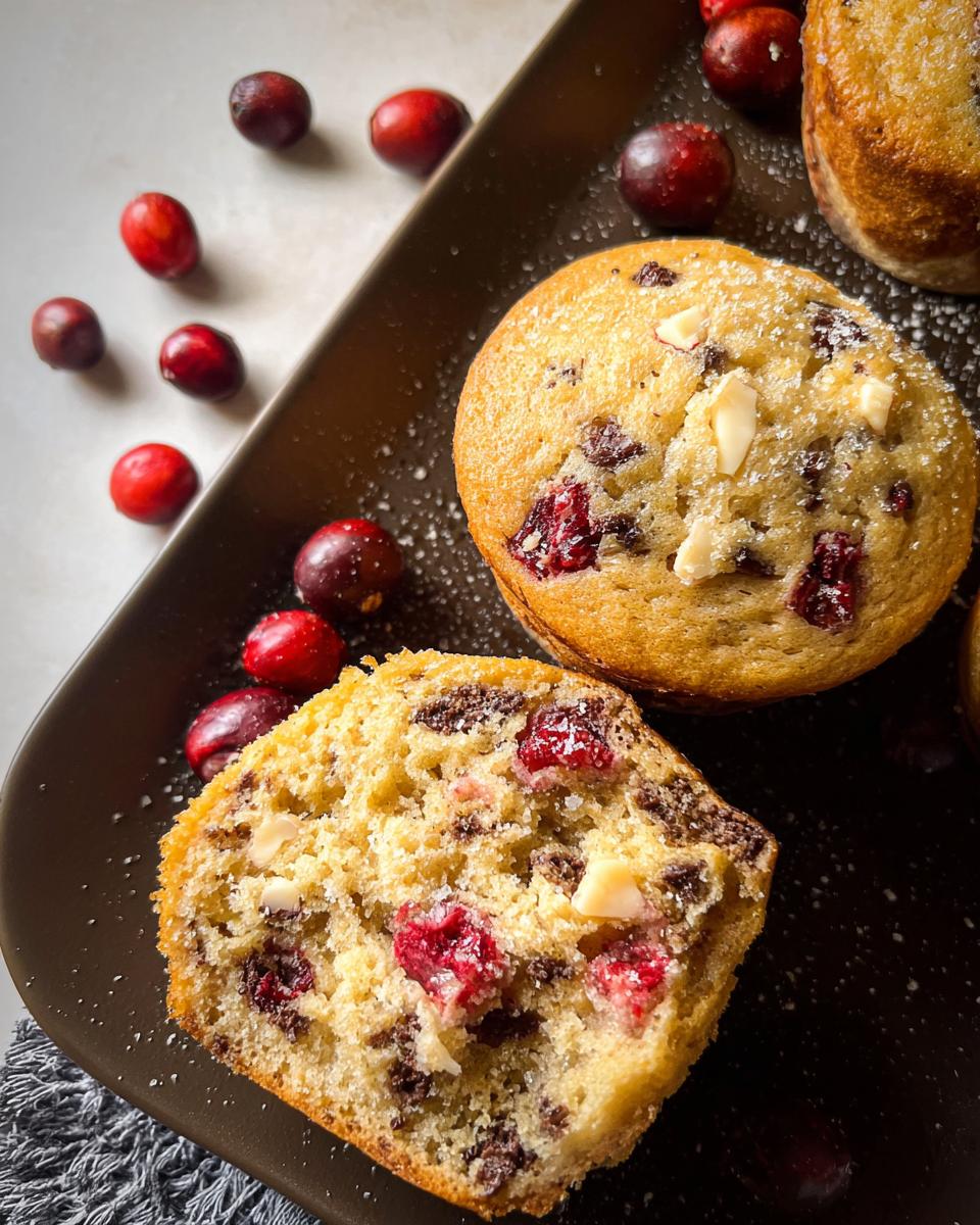 Chocolate Cranberry Muffins Recipe - detail 3