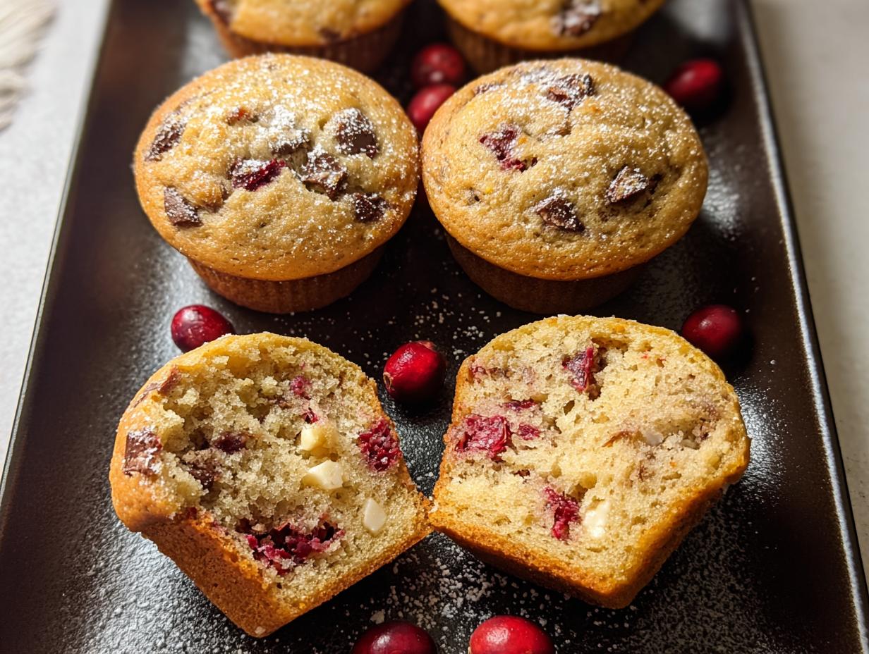 Irresistible Chocolate Cranberry Muffins Recipe (So Good)