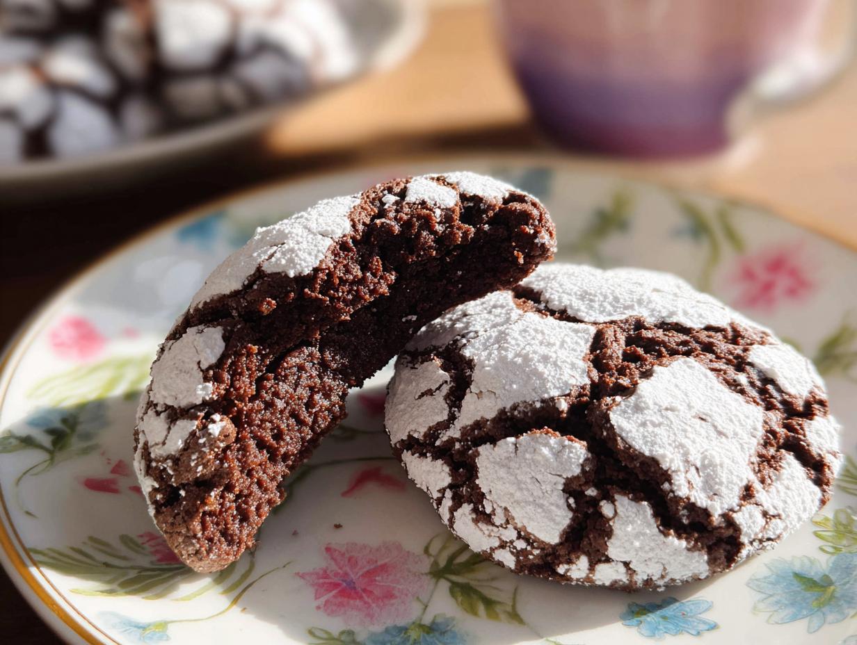 Failed Chocolate Crinkle Cookies? 1 Fix
