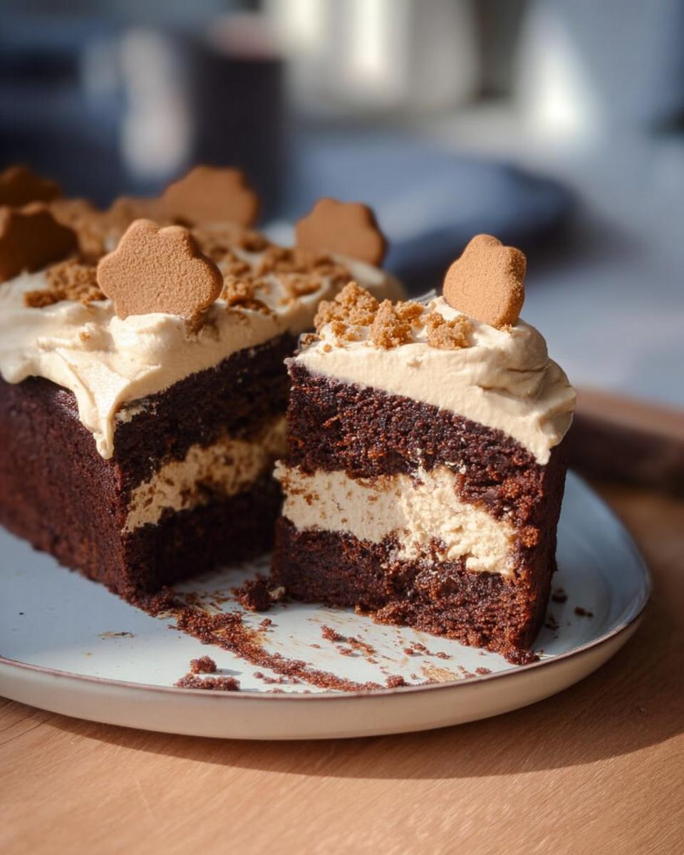 Chocolate Gingerbread Loaf Cake - detail 3
