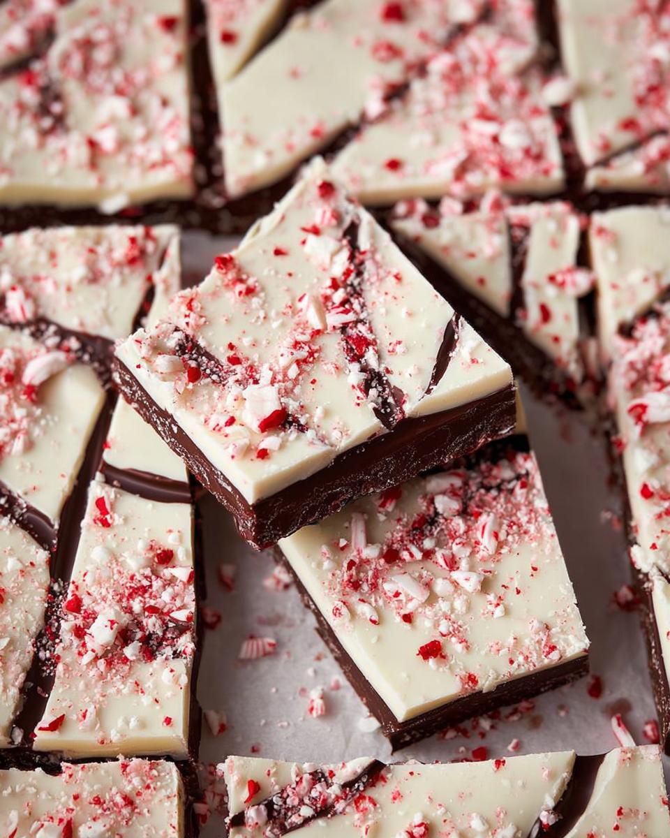 Chocolate Peppermint Bark Christmas Recipe - detail 2