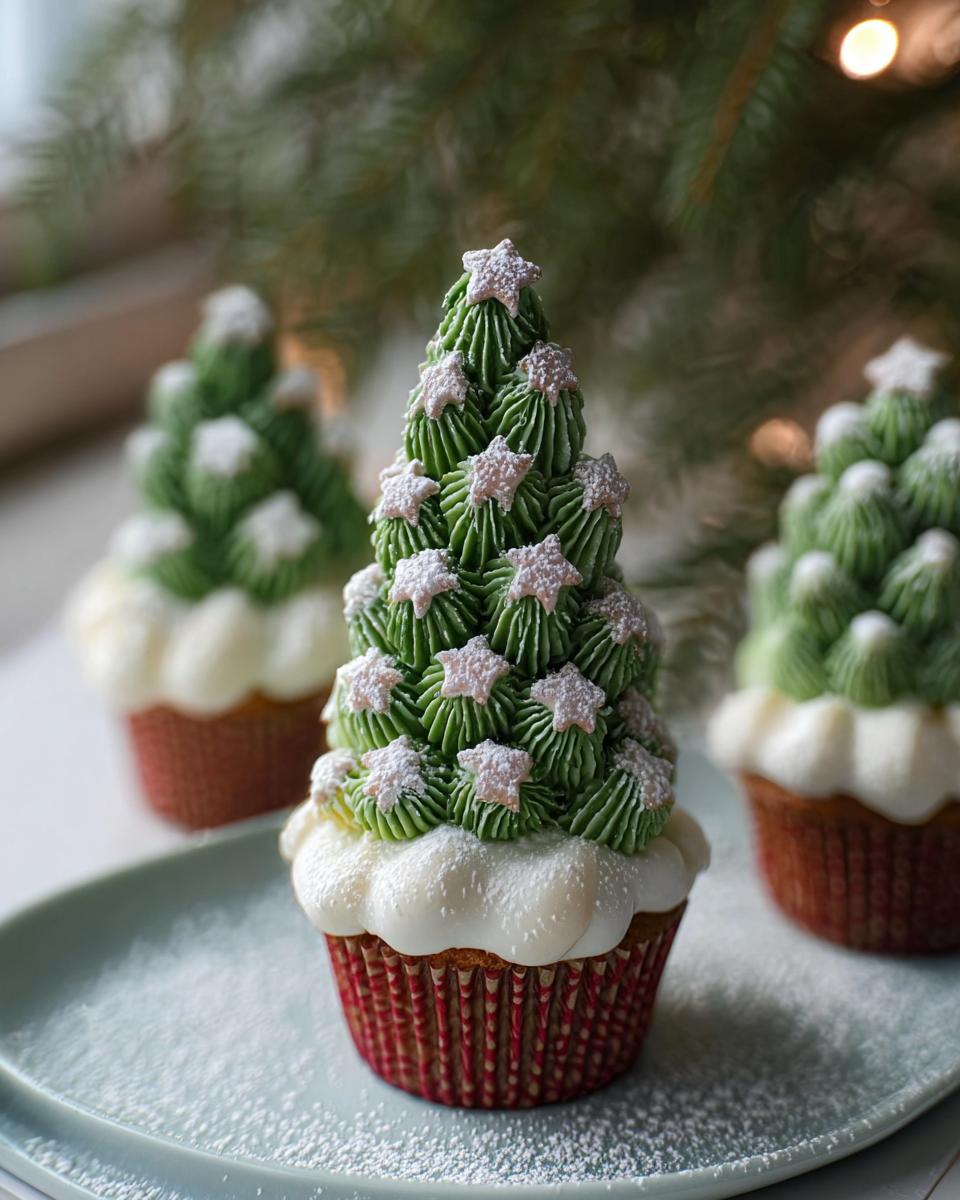 Christmas Tree Cupcakes Recipe - detail 1