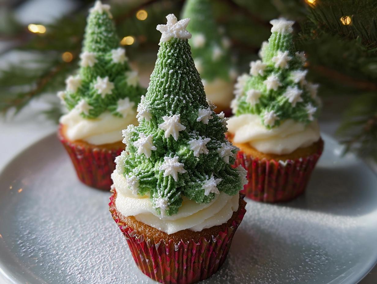 Christmas Tree Cupcakes Recipe: Deliciously Festive