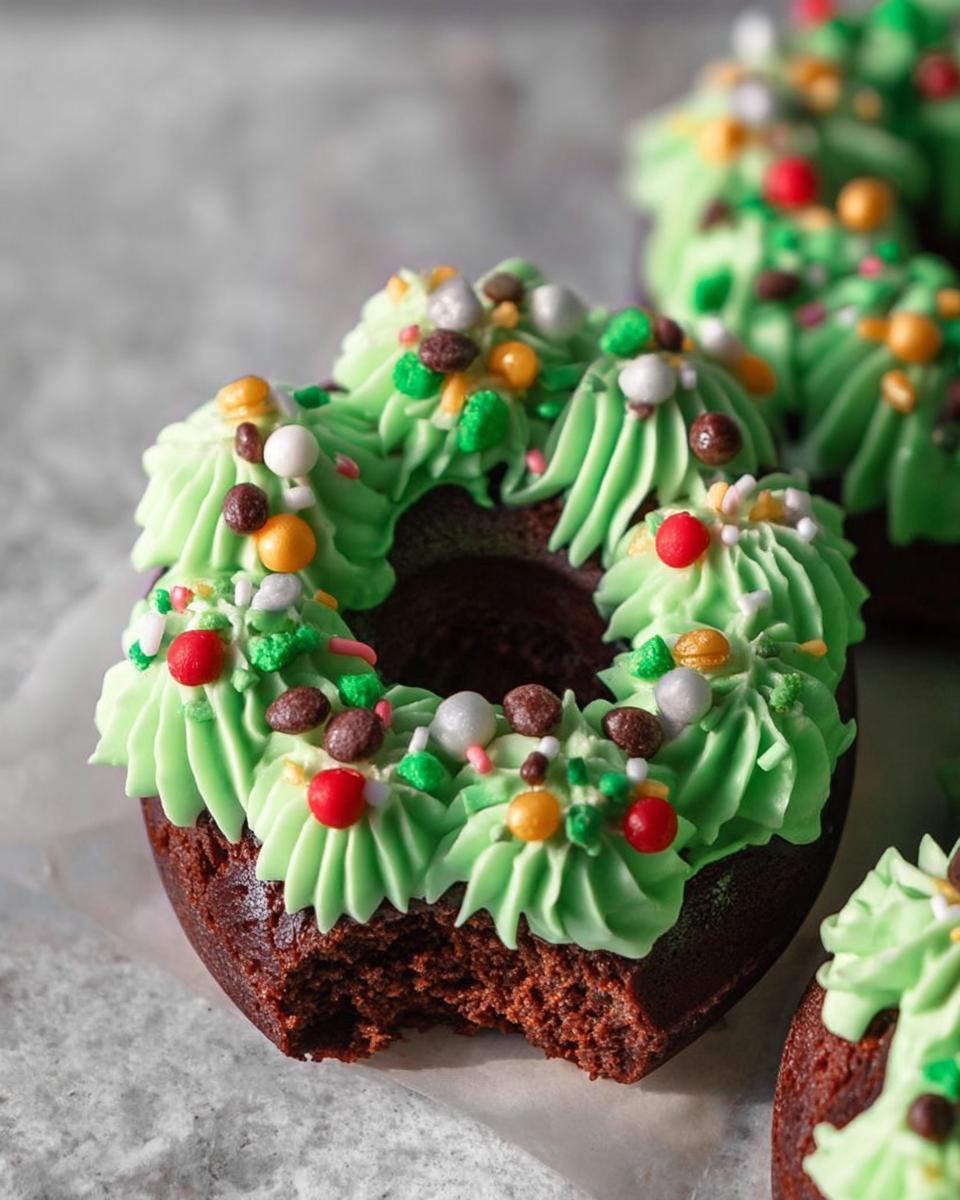 Christmas Wreath Bronuts! - detail 2