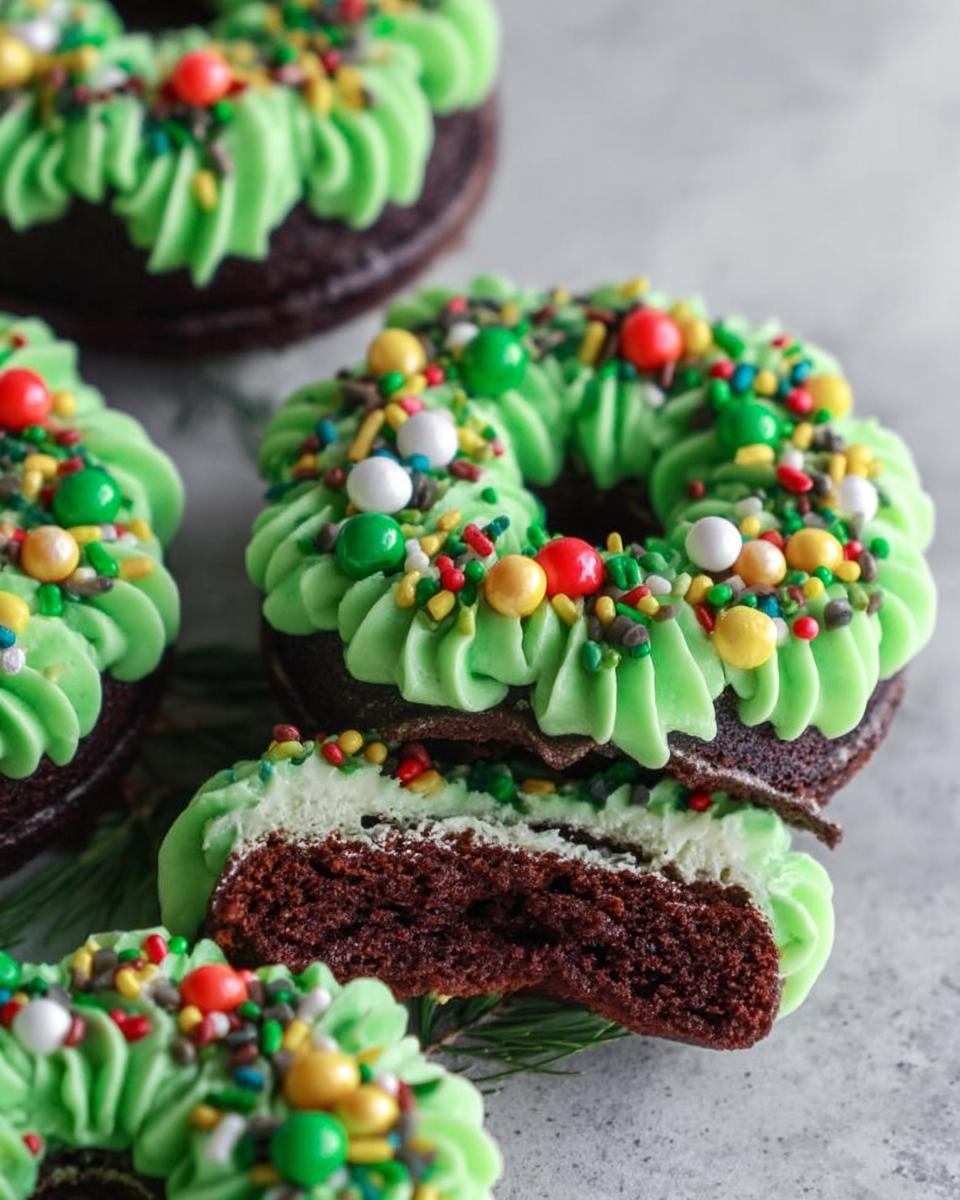 Christmas Wreath Bronuts! - detail 3