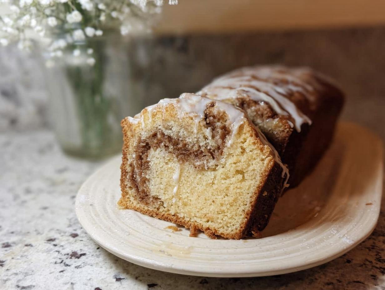 Heavenly Cinnamon Roll Pound Cake Recipe with 1 Secret