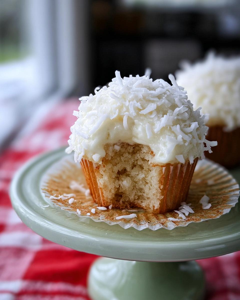 Coconut snowball cupcake recipe - detail 3