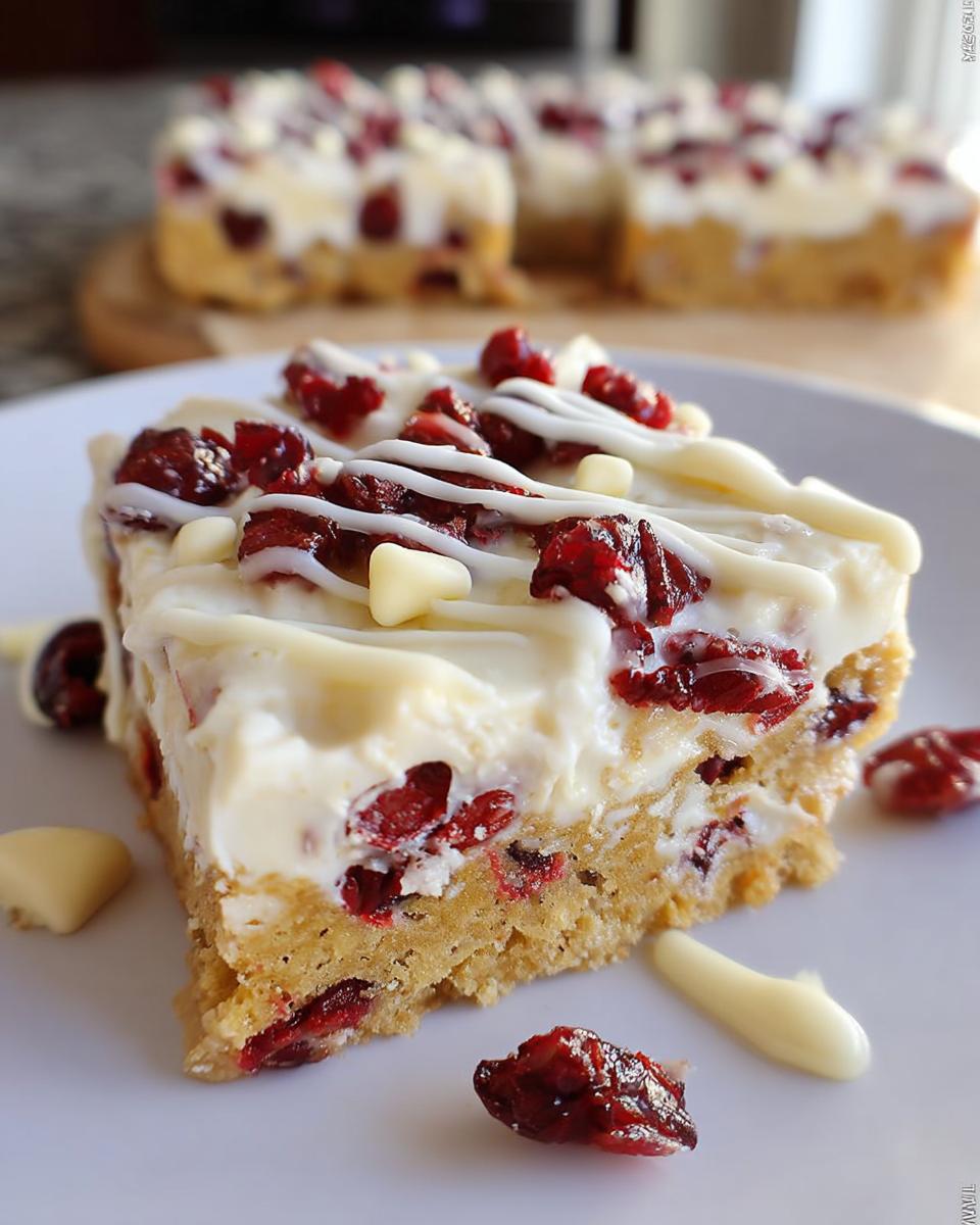 Cranberry Bliss Bars - detail 2